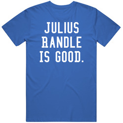 Julius Randle Is Good Men’s 100% Cotton Royal Blue T Shirt