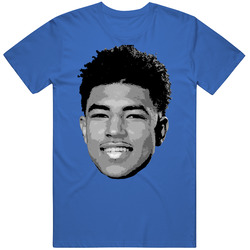 Quentin Grimes Starting Five College Basketball Men’s 100% Cotton Royal Blue T Shirt