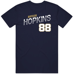 Brycen Hopkins 88 Favorite Player Los Angeles R Football Fan Men’s 100% Cotton Navy Blue T Shirt
