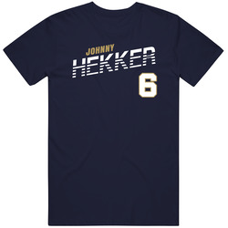 Johnny Hekker 6 Favorite Player Los Angeles R Football Fan Men’s 100% Cotton Navy Blue T Shirt