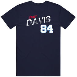 Corey Davis 84 Favorite Player Tennessee Football Fan Men’s 100% Cotton Navy Blue T Shirt