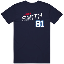 Jonnu Smith 81 Favorite Player Tennessee Football Fan Men’s 100% Cotton Navy Blue T Shirt