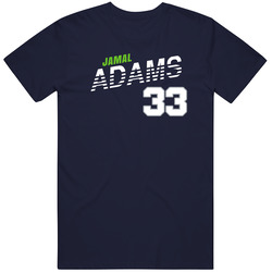 Jamal Adams 33 Favorite Player Seattle Football Fan Men’s 100% Cotton Navy Blue T Shirt
