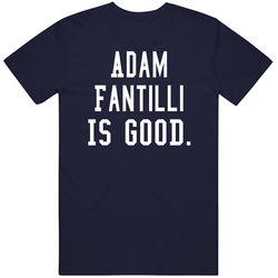 Adam Fantilli Is Good Men’s 100% Cotton Navy Blue T Shirt