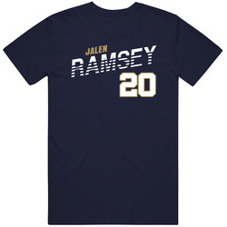 Jalen Ramsey 20 Favorite Player Fan Men’s 100% Cotton Navy Blue T Shirt