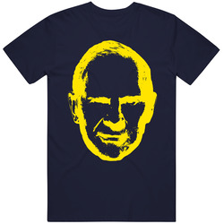 Coach John Beilein Michigan Sweet Sixteen Basketball Tournament Fan Men’s 100% Cotton Navy Blue T Shirt