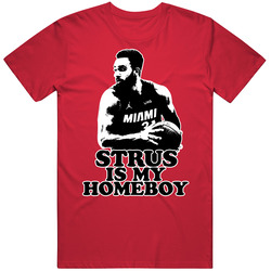 Max Strus Is My Homeboy Men’s 100% Cotton Red T Shirt