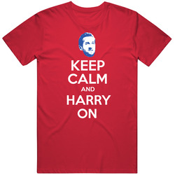 Keep Calm And Harry On Harry Kane England Football Soccer World Cup Fan Men’s 100% Cotton Red T Shirt
