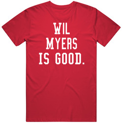 Wil Myers Is Good Men’s 100% Cotton Red T Shirt
