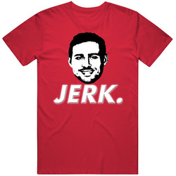 Nino Niederreiter Jerk Carolina Hockey Men’s 100% Cotton Red T Shirt