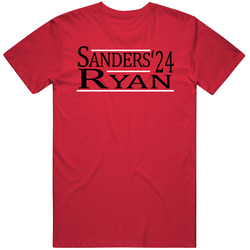 Deion Sanders Matt Ryan For President '24 Atlanta Football Fan Men’s 100% Cotton Red T Shirt