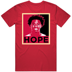 Julian Phillips Hope Basketball Men’s 100% Cotton Red T Shirt
