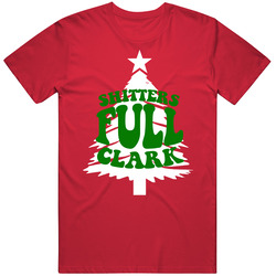Shitters Full Clark National Lampoons Christmas Vacation Movie Fan Men’s 100% Cotton Red T Shirt