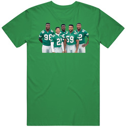 1991 Philadelphia Gang Green Defense Football Men’s 100% Cotton Green T Shirt