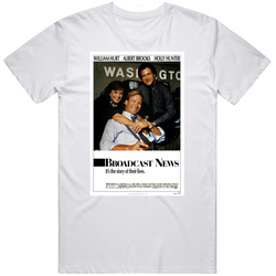 Broadcast News Best 80s Movie Men’s 100% Cotton White T Shirt