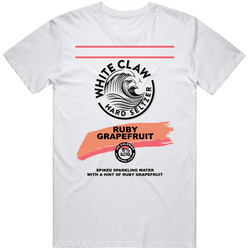 White Cla Ruby Grapefruit Hard Seltzer Halloween Costume Men’s 100% Cotton White T Shirt