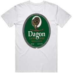 Dagon Beer Southeast Myanmar Fan Men’s 100% Cotton White T Shirt