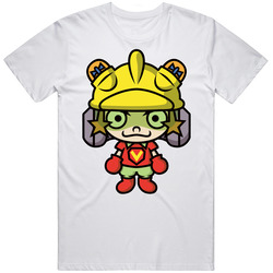9-volt And The Nintendo Bashfuls Fictional Music Group Fan Men’s 100% Cotton White T Shirt