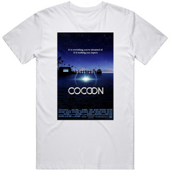 Cocoon The Return Best 80s Movie Men’s 100% Cotton White T Shirt