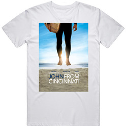 John From Cincinnati Tv Show Luke Perry Fan Men’s 100% Cotton White T Shirt