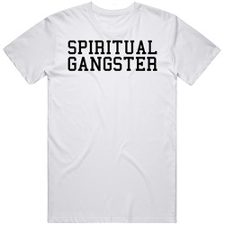 Spiritual Gangster Dez Bryant Fan Cool Men’s 100% Cotton White T Shirt