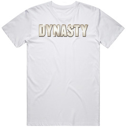 Dynasty Retro 80s Tv Show Logo Fan Men’s 100% Cotton White T Shirt