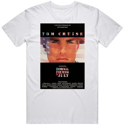Born On The Fourth Of July Best 80s Movie Men’s 100% Cotton White T Shirt