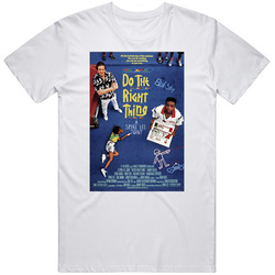 Do The Right Thing Retro Movie  Fan Men’s 100% Cotton White T Shirt