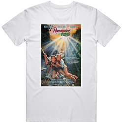 Romancing The Stone Retro Movie  Fan Men’s 100% Cotton White T Shirt
