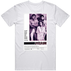 Pretty In Pink Retro Movie  Fan Men’s 100% Cotton White T Shirt