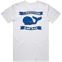 The Whale's Rib Favorite Restaurant Men’s 100% Cotton White T Shirt