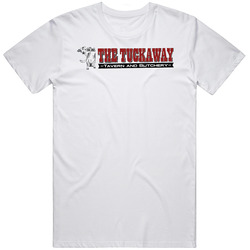 Tuckaway Tavern And Butchery Favorite Restaurant Men’s 100% Cotton White T Shirt
