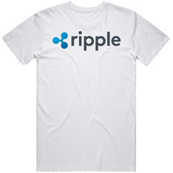Ripple Xrp Cryptocurrency E-currency Online Shopping Fan Men’s 100% Cotton White T Shirt