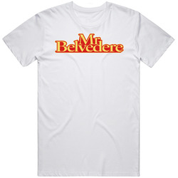 Mr Belvedere Retro 80s Tv Show Logo Fan Men’s 100% Cotton White T Shirt