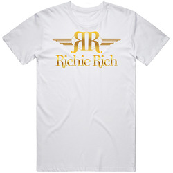 Richy Rich Netflix Original Fan Men’s 100% Cotton White T Shirt
