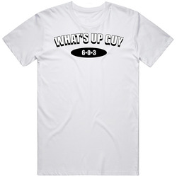 What's Up Guy Father Of The Year Men’s 100% Cotton White T Shirt