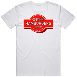 The Cozy Inn Restaurant Kansas's Most Famous Restaurant Men’s 100% Cotton White T Shirt