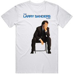 The Larry Sanders Show Tv Show Fan Men’s 100% Cotton White T Shirt