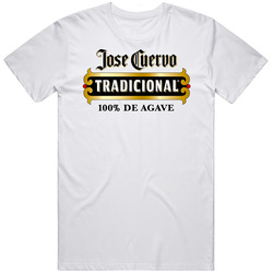 Jose Cuervo Tequila Booze Drink Men’s 100% Cotton White T Shirt
