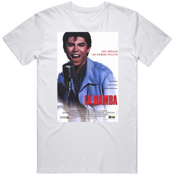 La Bamba Retro Movie  Fan Men’s 100% Cotton White T Shirt