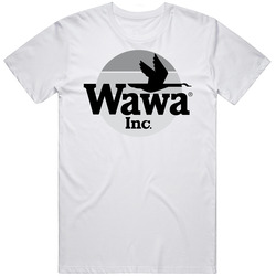 Wawa Food Market Men’s 100% Cotton White T Shirt