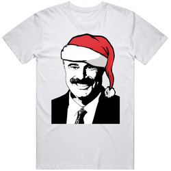 Dr Phil Santa  Christmas Men’s 100% Cotton White T Shirt