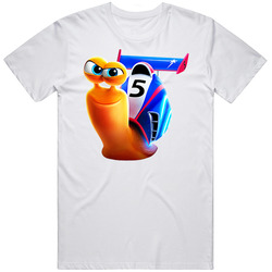 Turbo Fast Netflix Original Fan Men’s 100% Cotton White T Shirt