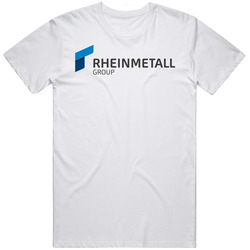 Rheinmetall Men’s 100% Cotton White T Shirt