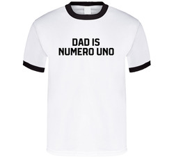 Arnold Dad Is Numero Uno Pumping Iron Movie Replica T Shirt