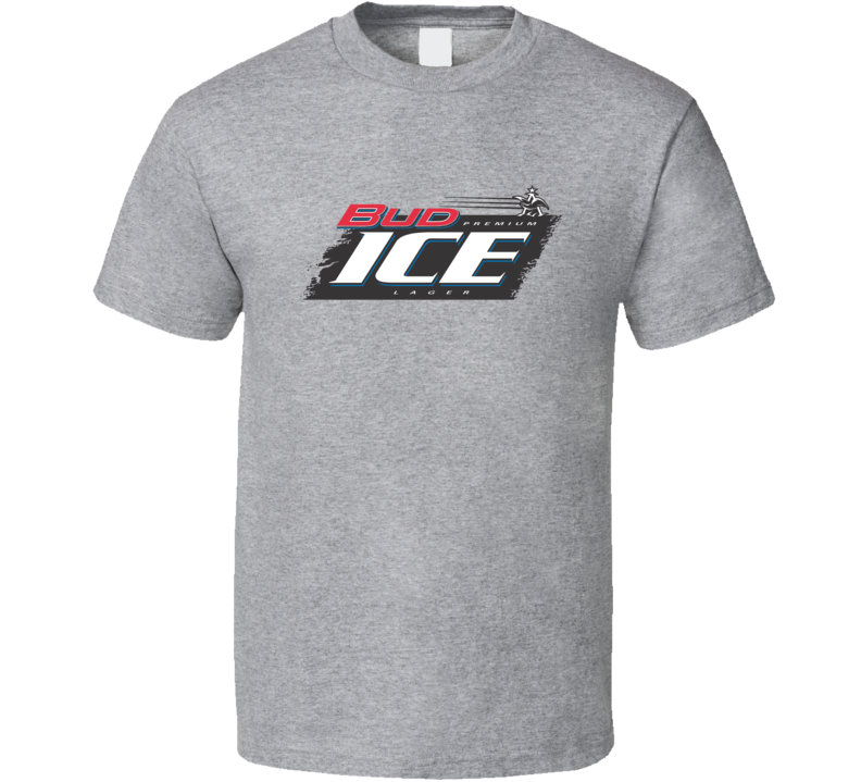 Bud Ice Beer Logo Drink Gift T Shirt