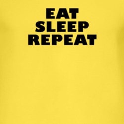 Eat Sleep Repeat Funny T Shirt