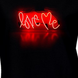 Love Me Tumblr Inspired Neon Lights 1975 T Shirt