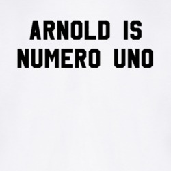 Arnold Is Numero Uno Pumping Iron Movie Replica T Shirt