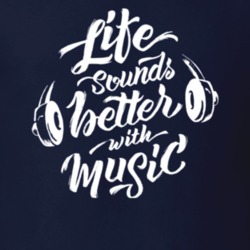 Life Sounds Better With Music Lover Gift T Shirt